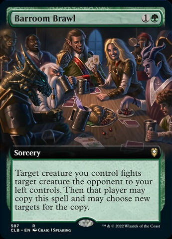 Pelea de bar (Arte extendido) [Commander Legends: Battle for Baldur's Gate]