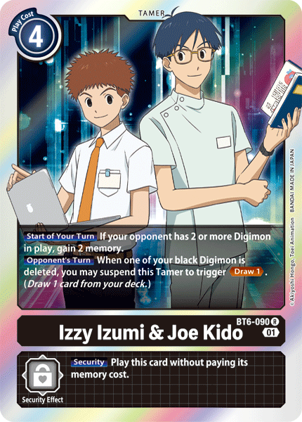 Izzy Izumi y Joe Kido [BT6-090] [Doble Diamante]