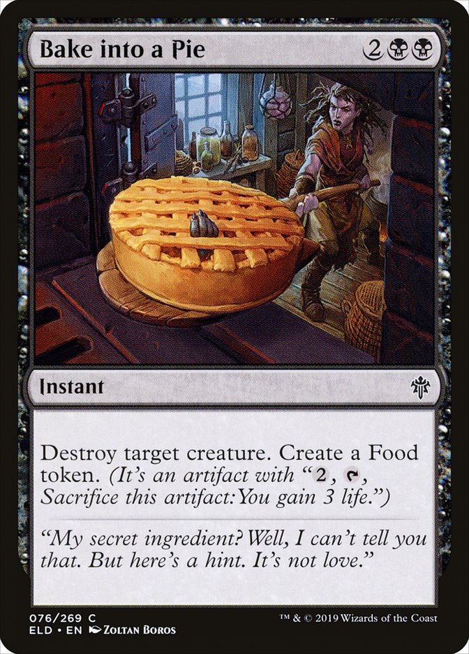 Enfourner dans une tourte [Throne of Eldraine]