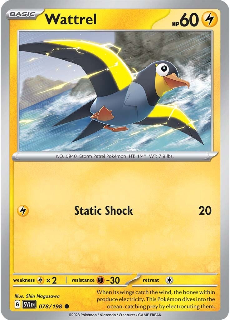 Wattrel (078/198) [Escarlata y Púrpura: Set Base]
