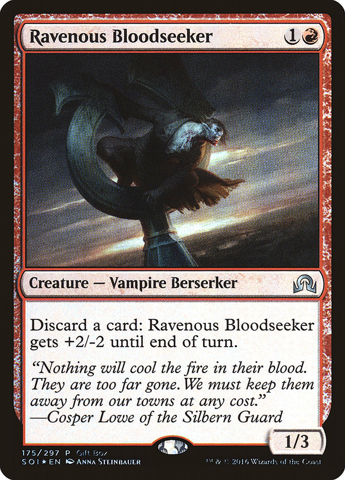 Vorace Traqueur de Sang (Boîte-cadeau) [Promos Shadows over Innistrad]