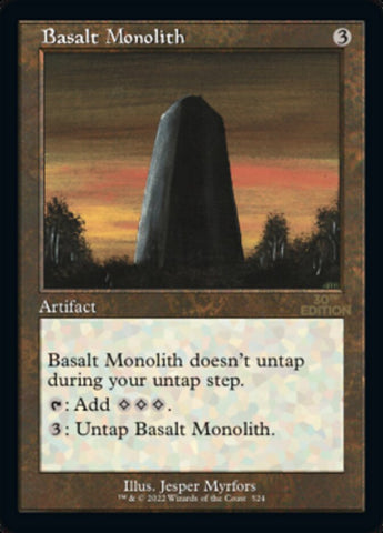 Monolito de basalto (Retro) [Edición 30.º aniversario]