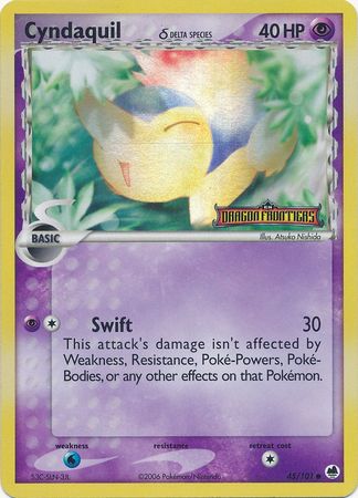 Cyndaquil (45/101) (Especie Delta) (Sellado) [EX: Frente de Batalla]