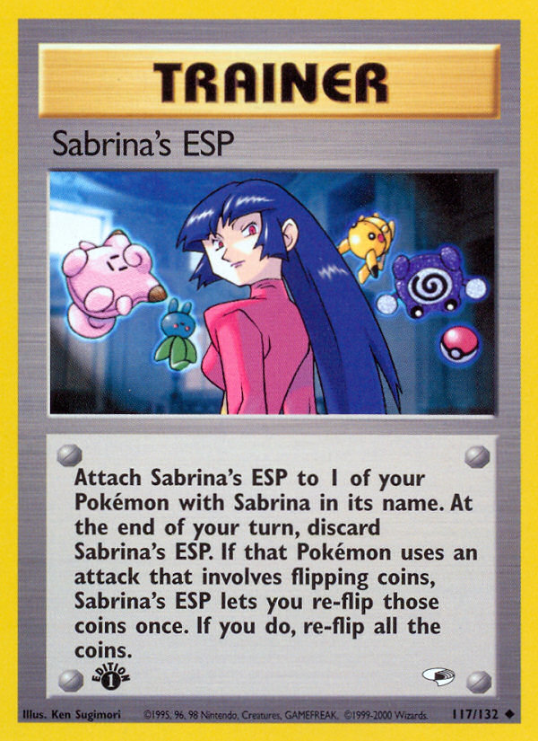 Sabrina's Psíquicos (117/132) [Gym Heroes 1st Edition]