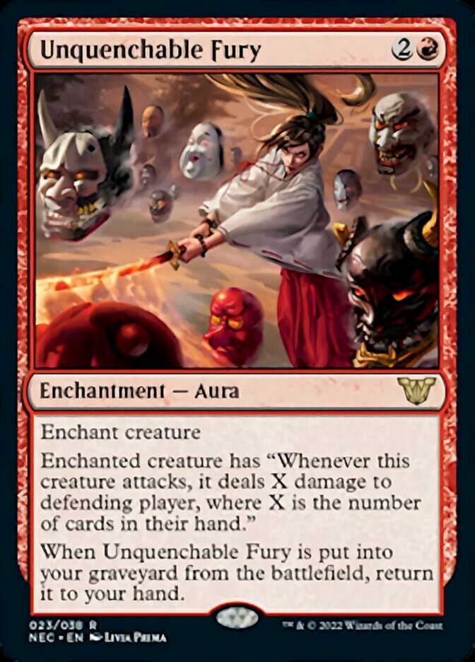 Furie inextinguible [Kamigawa : La Dynastie néon Commander]