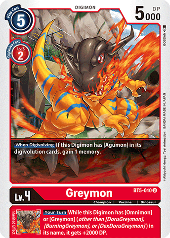 Greymon [BT5-010] [Bataille des Omnis]