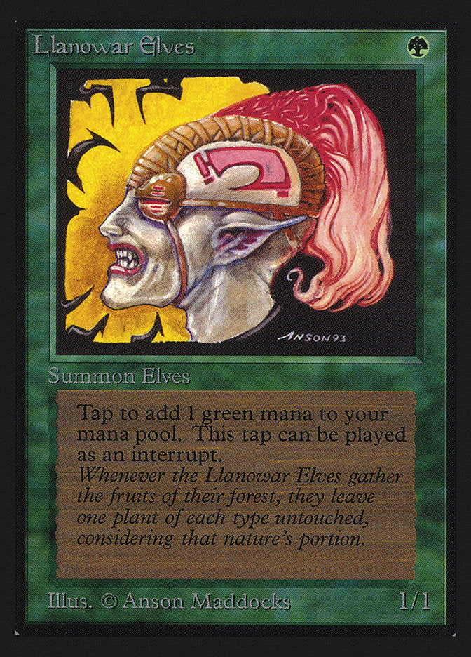 Elfes de Llanowar [Édition Internationale des Collectionneurs]