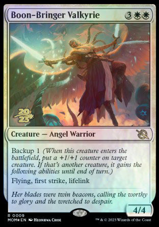 Valkyrie Porte-bienfaits [Cartes promo d'avant-première de L'invasion des machines]
