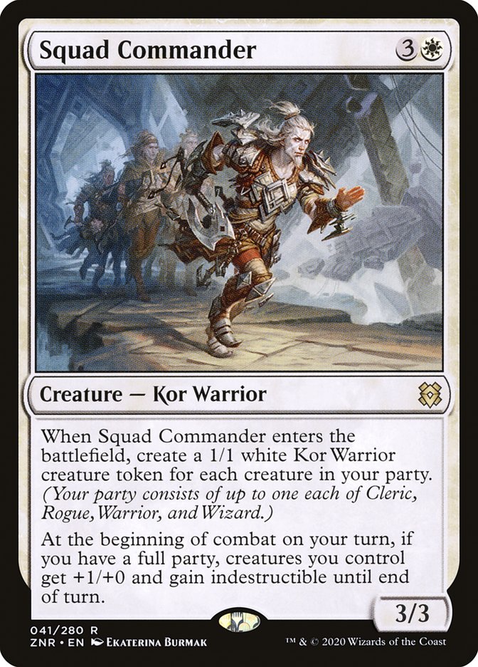 Commandant d'escouade [Zendikar Rising]