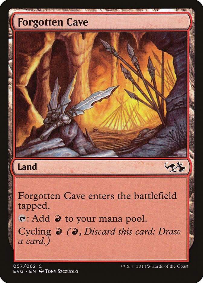 Caverne oubliée (Elfes contre Gobelins) [Duel Decks Anthology]