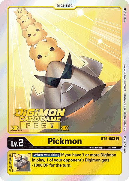 Pickmon [BT5-003] (Digimon Card Game Fest 2022) [Cartas promocionales de Batalla de Omni]