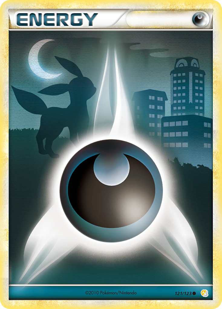 Énergie Obscurité (121/123) [HeartGold & SoulSilver: Set de Base]