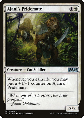 Camarada de manada de Ajani [Core Set 2019]