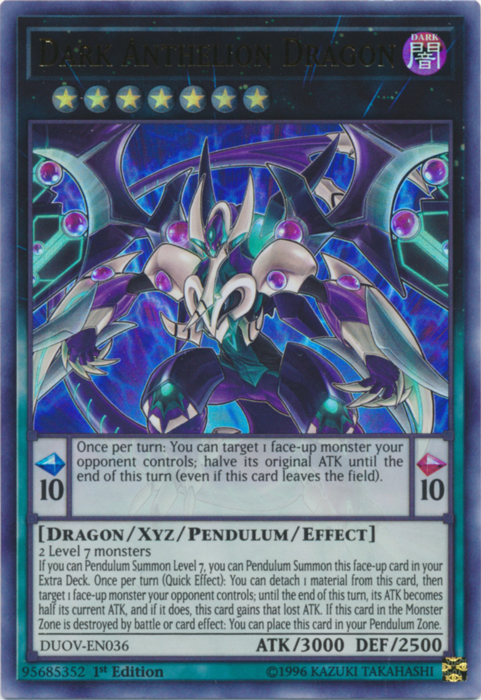 Dragón Anthelion Oscuro [DUOV-SP036] Ultra Rara