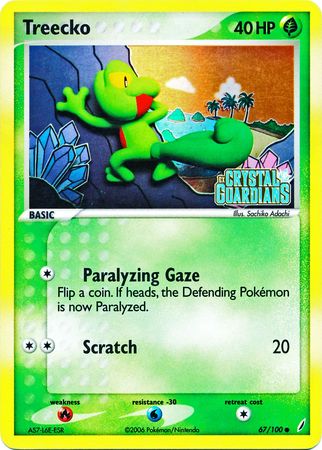 Treecko (67/100) (Sellado) [EX: Guardianes Cristalinos]