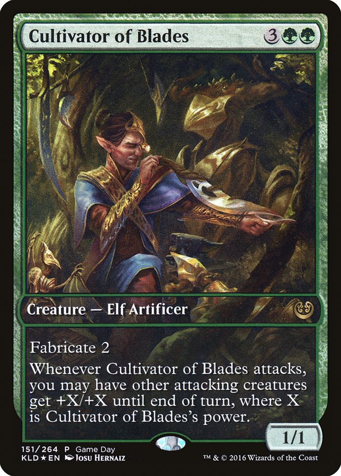 Cultivador de Hojas (Día de Juego) (Arte Completo) [Promos de Kaladesh]