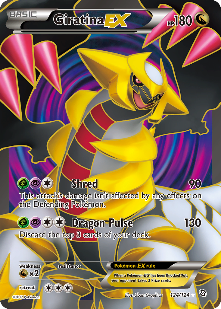 Giratina-EX (124/124) [Negro y Blanco: Dragones Majestuosos]