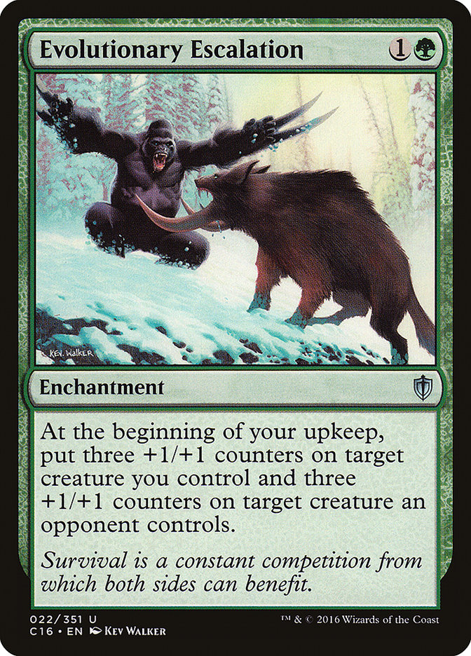 Escalada evolutiva [Commander 2016]