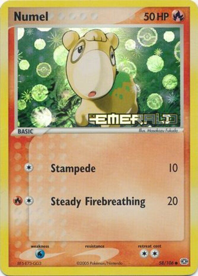 Numel (58/106) (Estampillée) [EX : Émeraude]