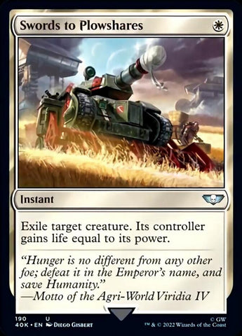Épées en socs (Foil d'accélération) [Warhammer 40,000]