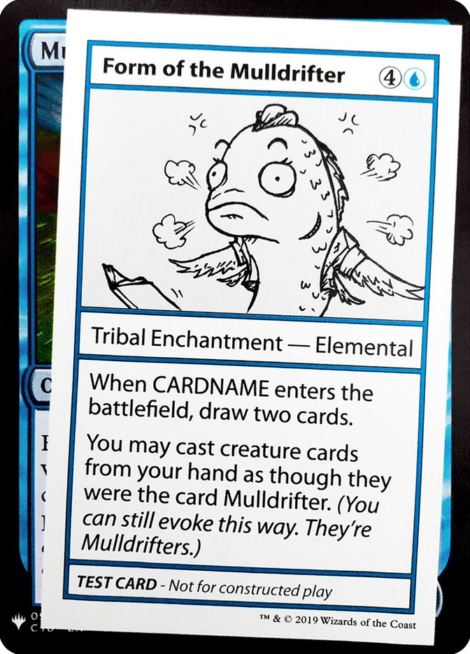 Forme de la Dériveuse des mules [Cartes-tests d'extension : Mystère]