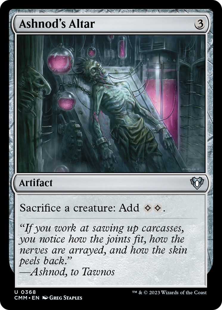 Autel d'Ashnod [Commander Masters]