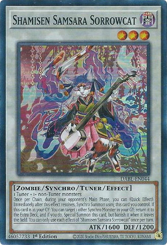 Shamisen Samsara Felino de la Tristeza [DABL-ES044] Super Rara