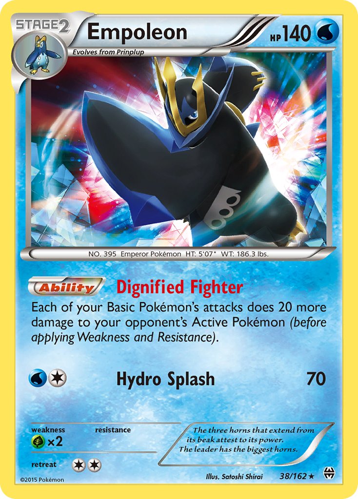 Empoleon (38/162) (Exclusiva de Baraja de Combate) (Exclusiva de Baraja Temática) [XY: BREAKthrough]