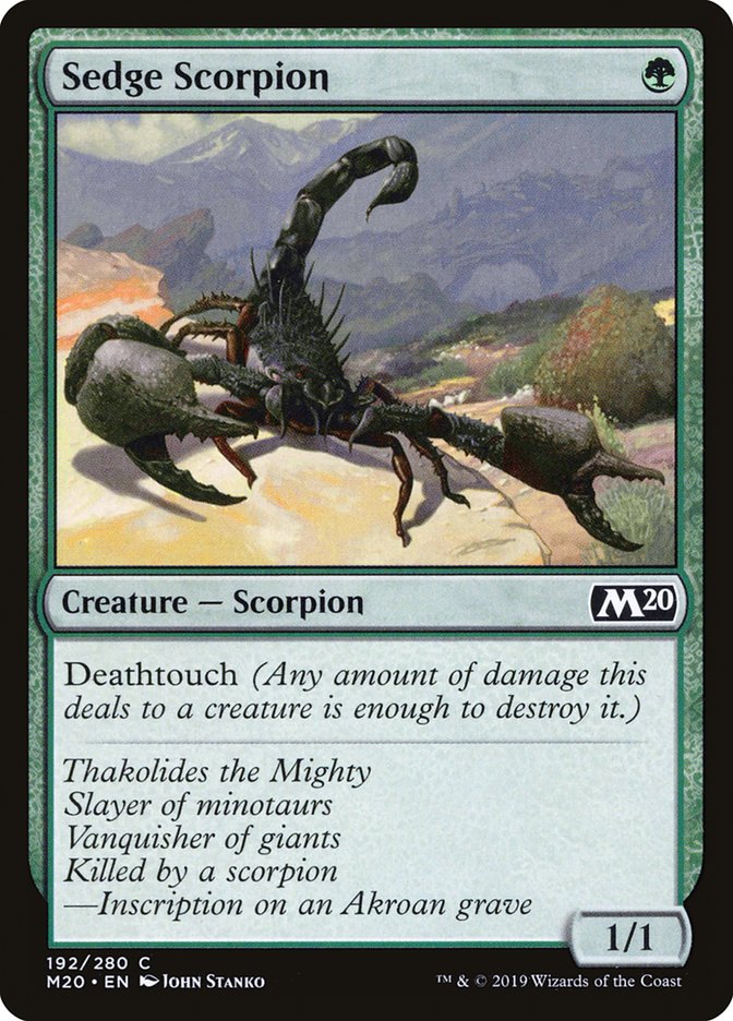 Scorpion des laîches [Édition de base 2020]