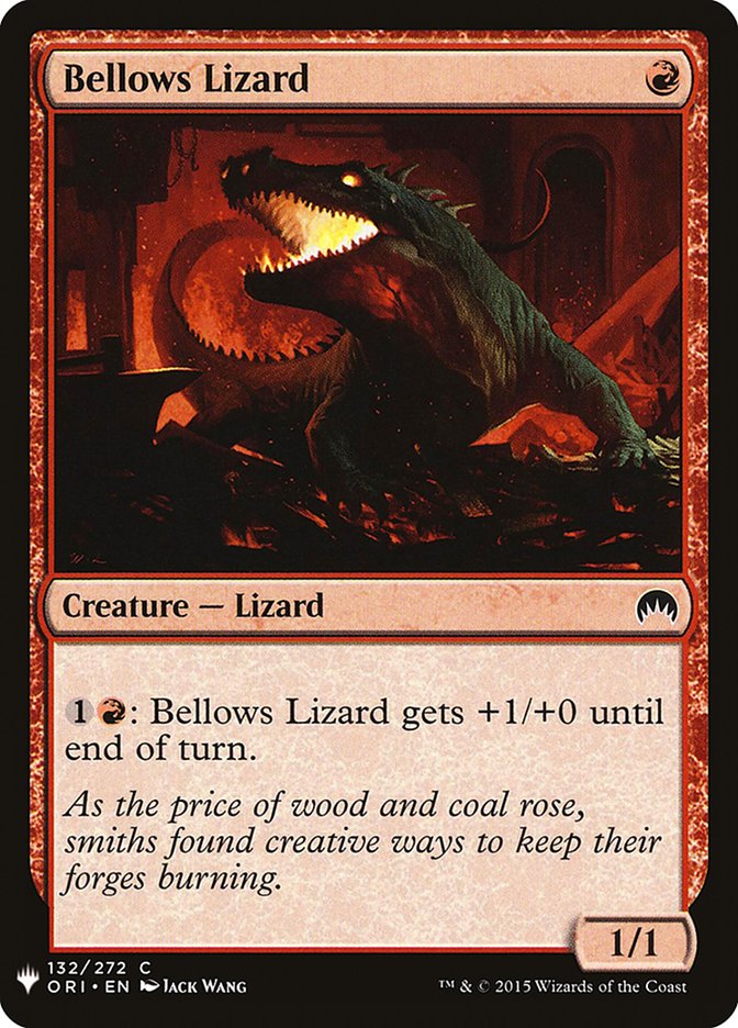 Lézard-soufflet [Mystery Booster]