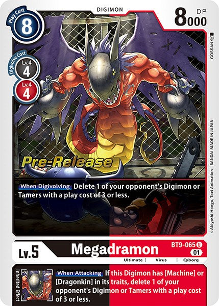 Megadramon [BT9-065] [Cartas Promocionales del Prequel de X Record]