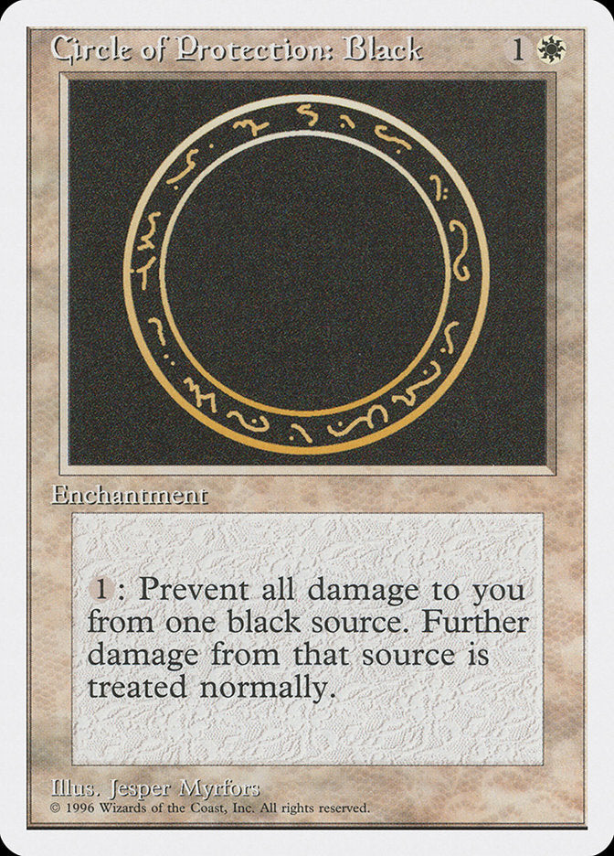 Cercle de protection : Noir [Kit d'initiation à deux joueurs]