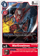 WarGrowlmon [BT2-017] (Arte alternativo) [Lanzamiento de la Edición Especial de Refuerzo Ver.1.0]