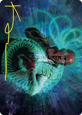 Matemático biólogo Art Card (firma estampada en oro) [Strixhaven: Escuela de Magos Art Series]