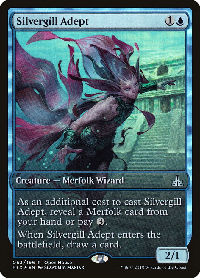 Adepte branchieargentée (Journée portes ouvertes) (Version étendue) [Promos Les Combattants d'Ixalan]