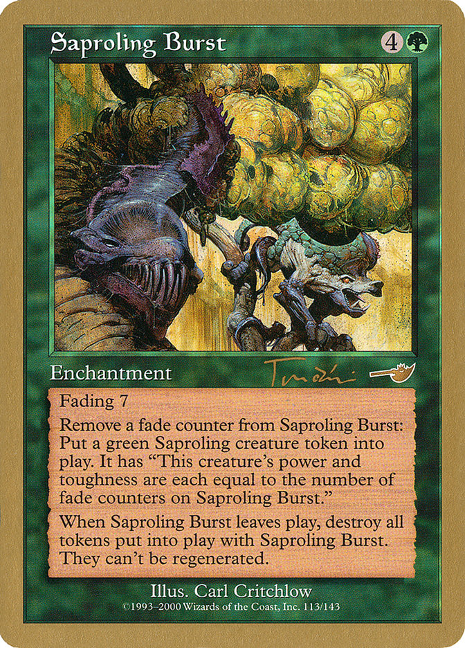 Déflagration saprobionte (Jan Tomcani) [Decks des Championnats du Monde 2001]