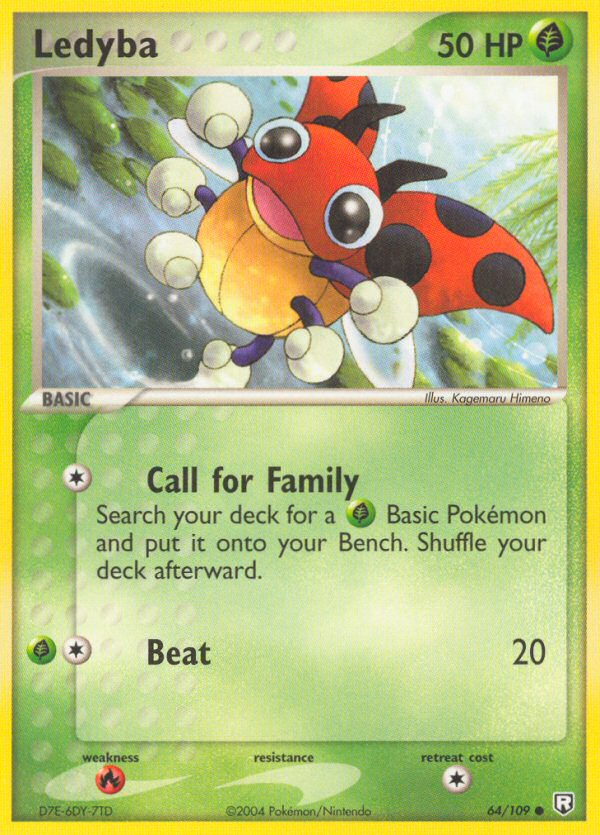 Ledyba (64/109) [EX: Retour de la Team Rocket]