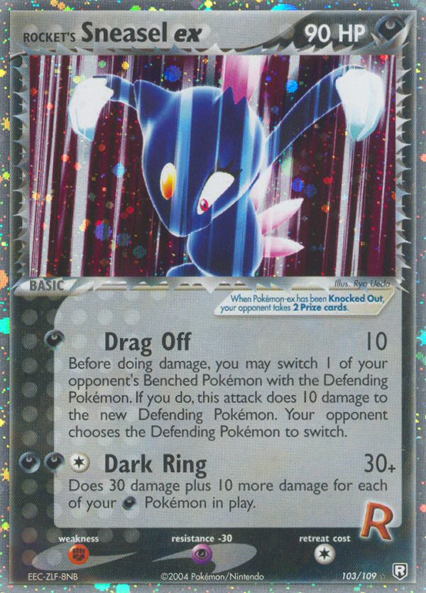 Sneasel ex de Rocket (103/109) [EX: Retour de la Team Rocket]