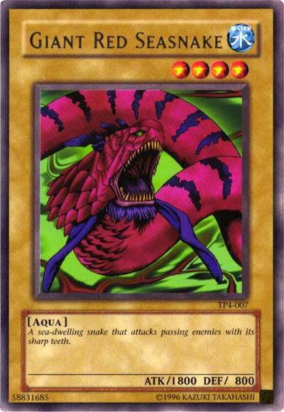 Serpent de mer géant rouge [TP4-007] Rare