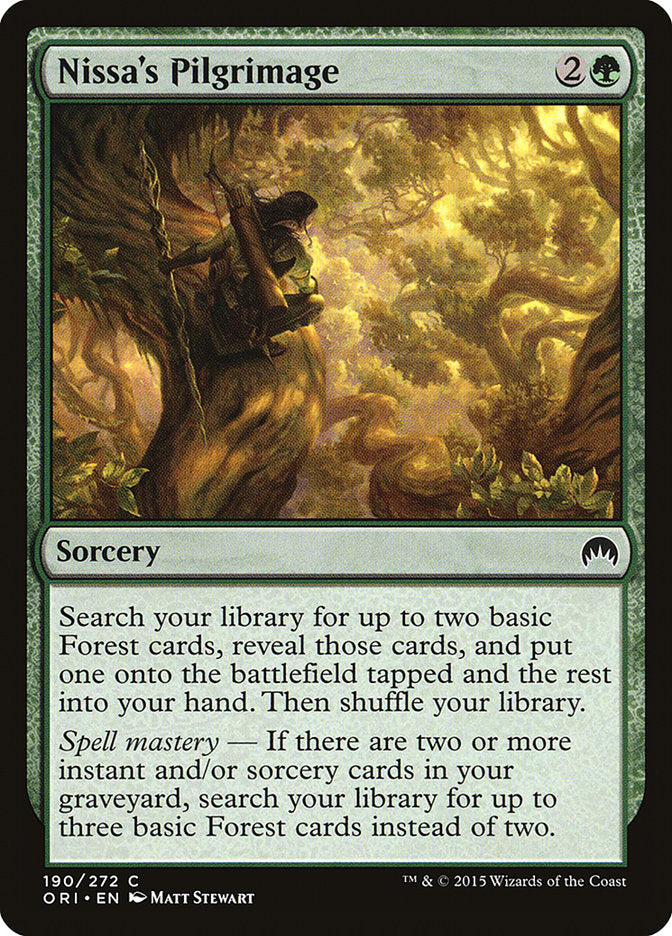 Le pèlerinage de Nissa [Magic Origins]