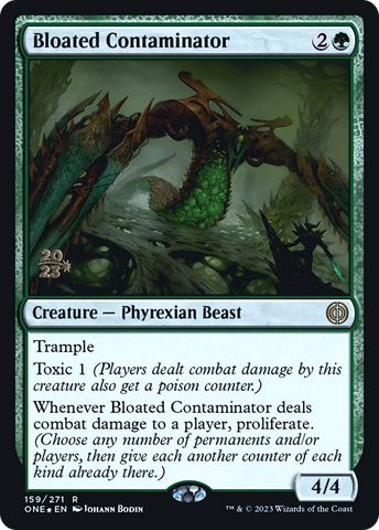Contaminador Hinchado [Phyrexia: All Will Be One Prerelease Promos]