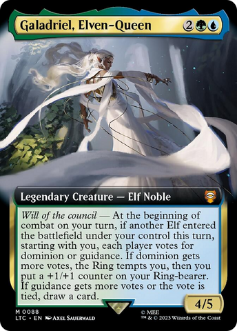 Galadriel, reine des Elfes (illustration étendue) [Le Seigneur des Anneaux : Contes de la Terre du Milieu Commander]