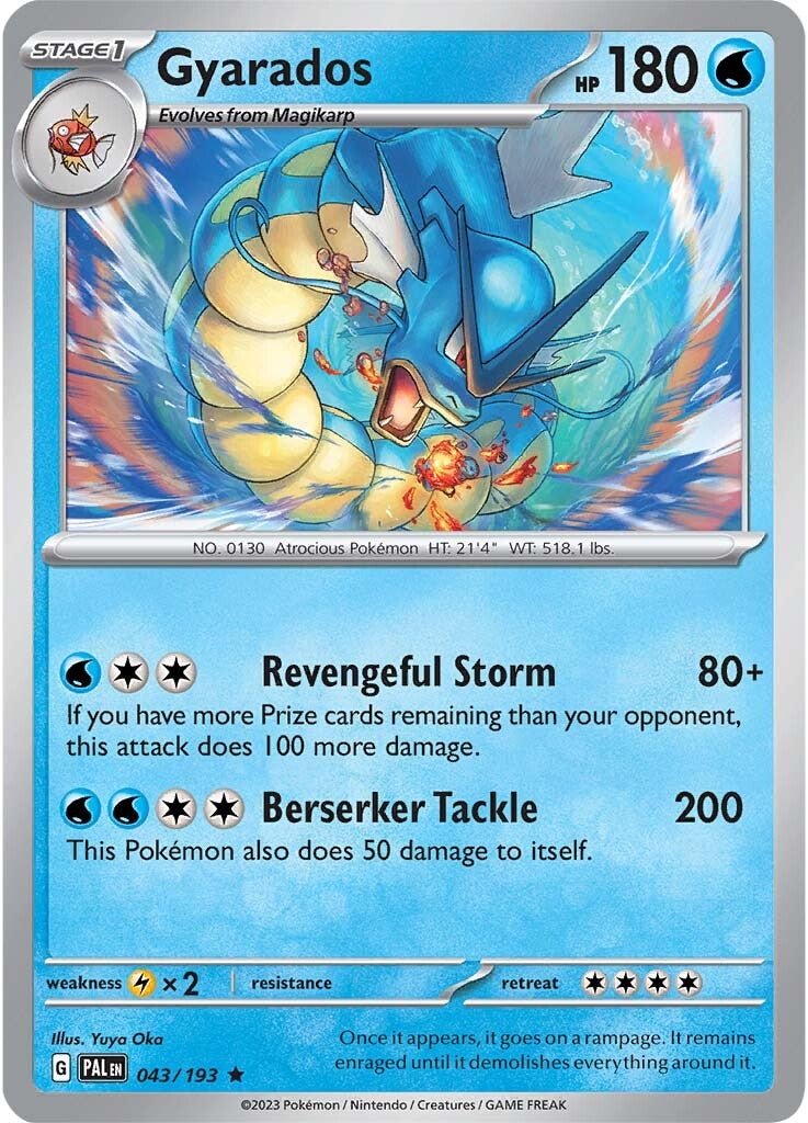Gyarados (043/193) [Escarlata y Púrpura: Evolución en Paldea]