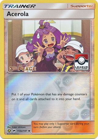 Acerola (112a/147) (Promo Ligue 3ème place) [Soleil et Lune : Gardiens de l'Ombre]