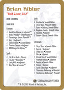 Liste de deck de Brian Kibler [Decks des Championnats du Monde 2002]
