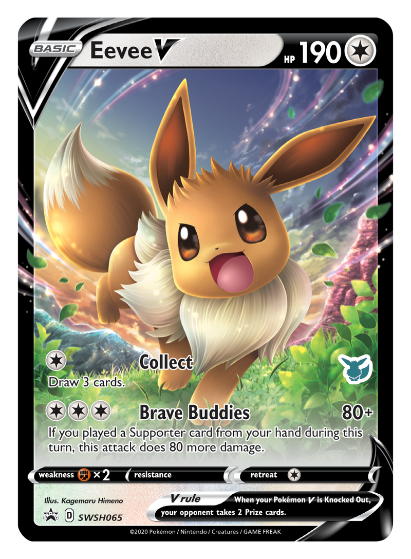 Eevee V (SWSH065) (Mazo Eevee) [Battle Academy 2022]