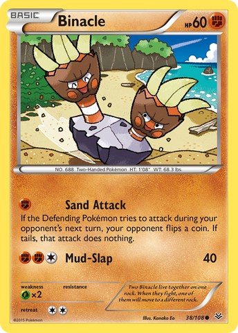 Binacle (38/108) [XY: Cielos Rugientes]