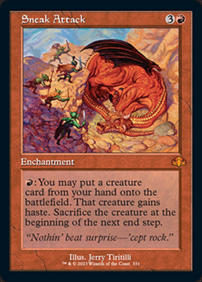 Attaque sournoise (Rétro) [Dominaria remasterisée]