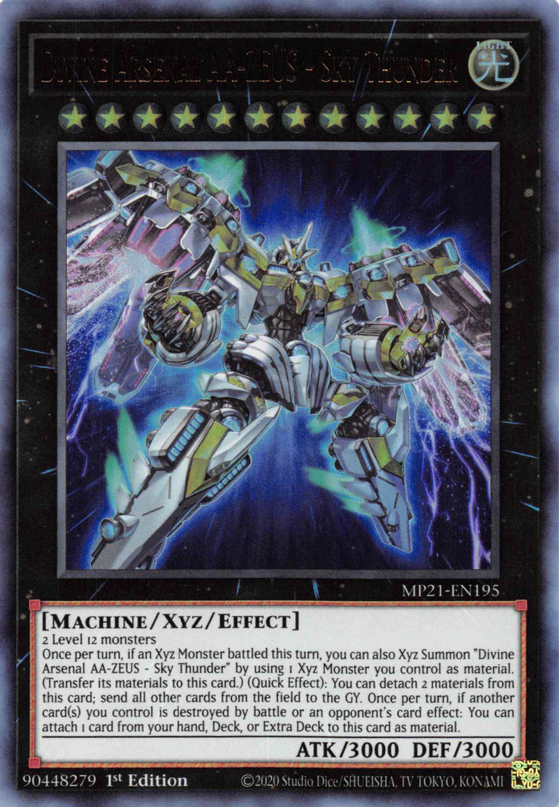 Arsenal Divin AA-ZEUS - Tonnerre du Ciel [MP21-EN195] Ultra Rare