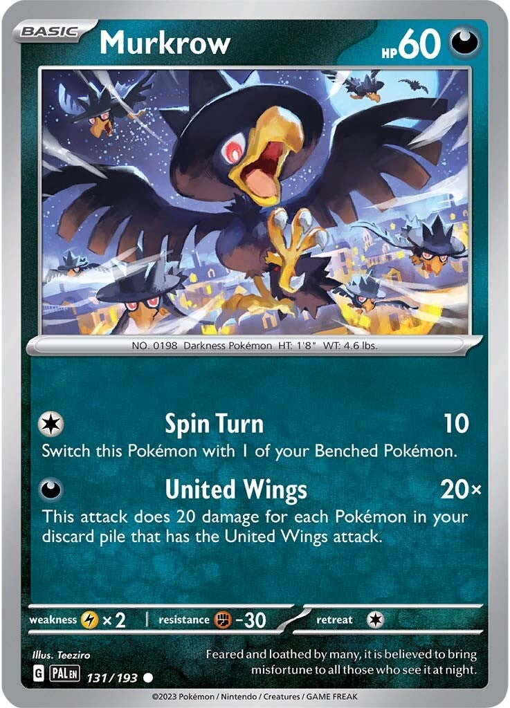 Murkrow (131/193) [Escarlata y Púrpura: Evolución en Paldea]